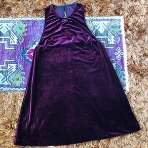 american apparel velvet dress